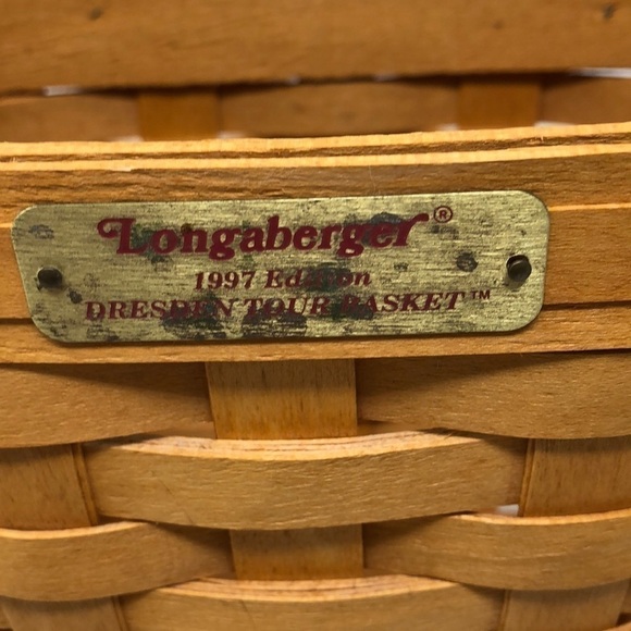 1997 LONGABERGER DRESDEN TOUR BASKET - Picture 4 of 11